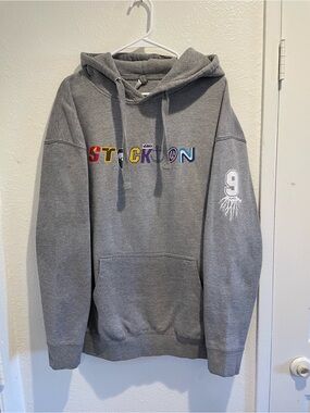 Cotton Heritage Stockton California NorCal Gray Letter Graphic Pullover Hoodie